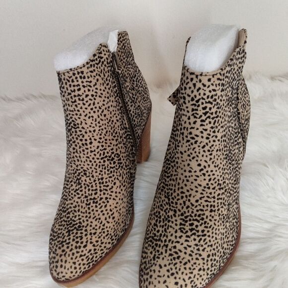 New Mia Eric Tracer cheetah boots cream/black size 6 - Picture 9 of 16